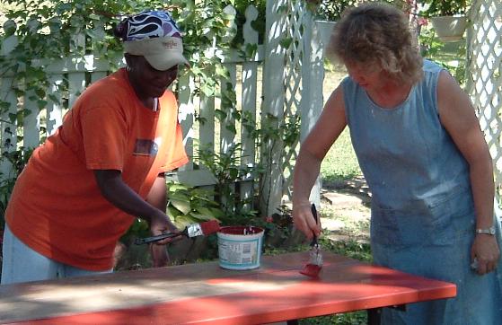 Painting KEF table